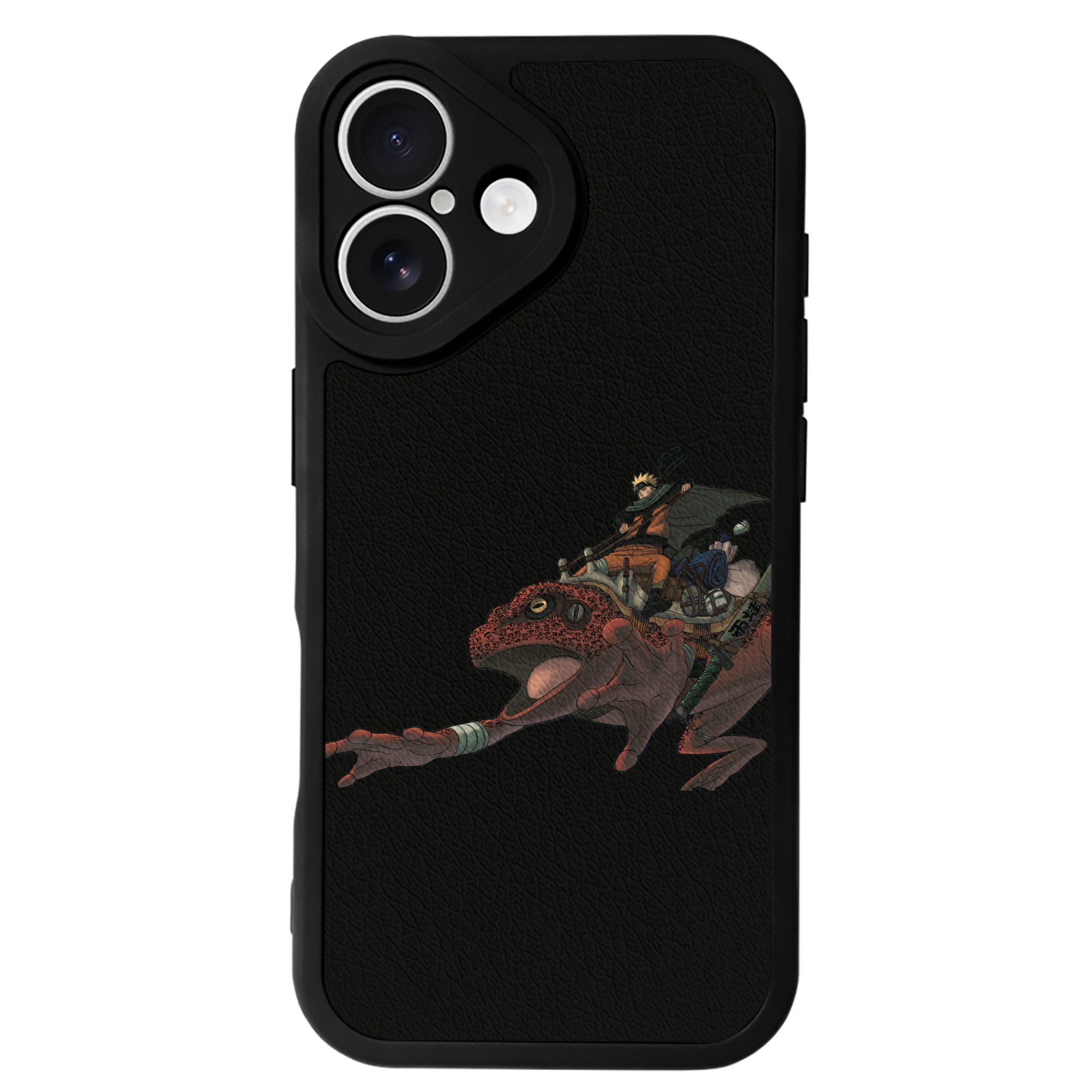 （画像用） NARUTO -ナルト- うずまき ナルト Uzumaki Naruto 【iPhone 16シリーズ対応】シリコンスマホケース（レザー調） 材質：シリコン